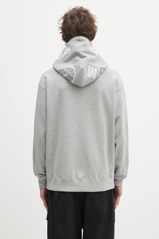 Дрехи Памучен суичър A Bathing Ape One point APE head shark 1K80115305 сив