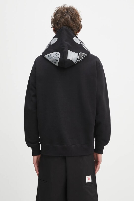 Abbigliamento A Bathing Ape felpa in cotone One point APE head shark 1K80115305 nero