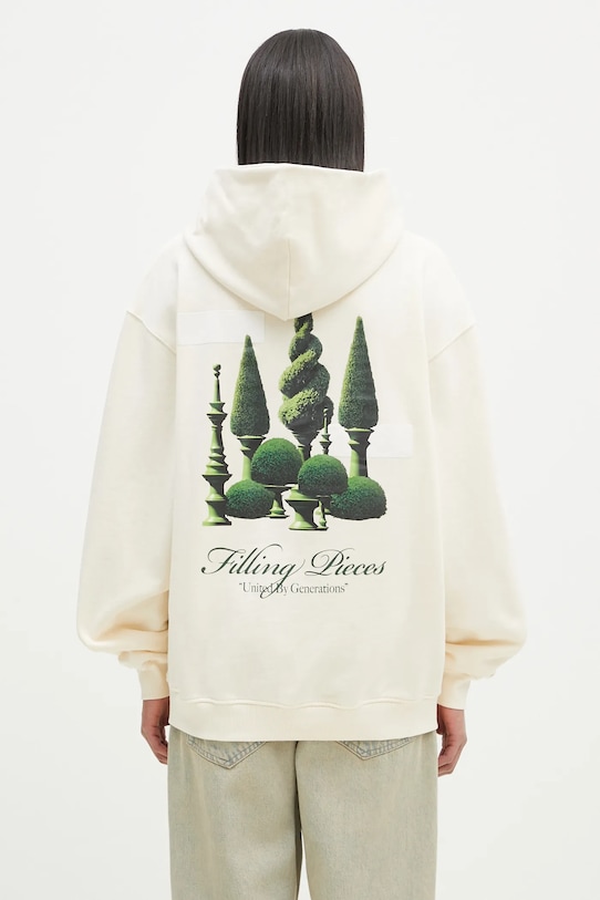 Filling Pieces bluza bawełniana 80699849936 beżowy SS25