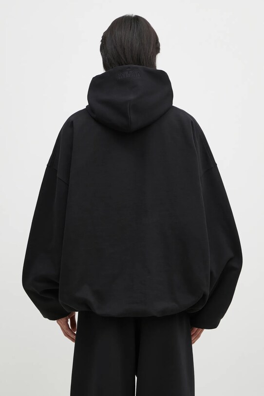 Дрехи Суичър VETEMENTS Oval Logo Cropped Boxy UA66HD600BW черен