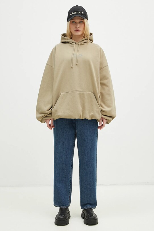 Mikina VETEMENTS Oval Logo Cropped Boxy UA66HD600T