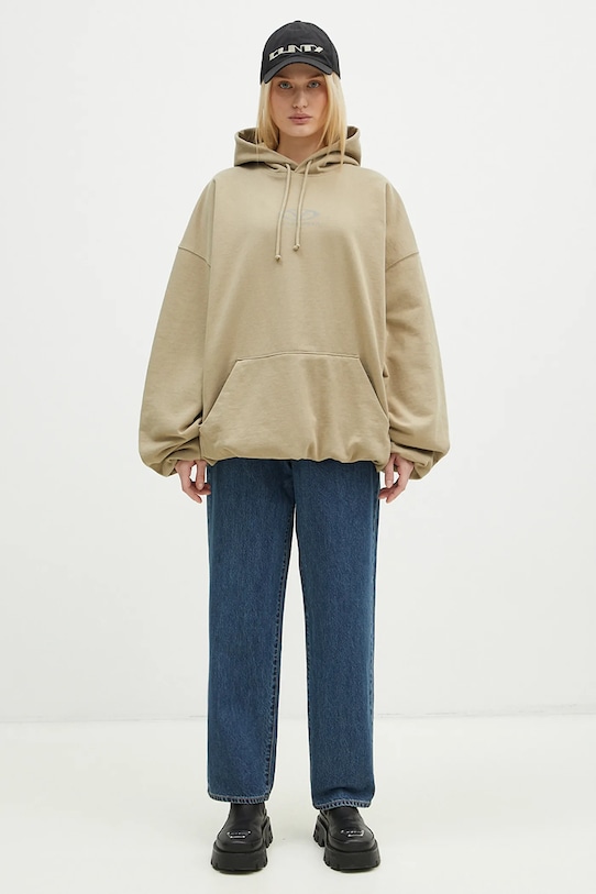 Mikina VETEMENTS Oval Logo Cropped Boxy UA66HD600T