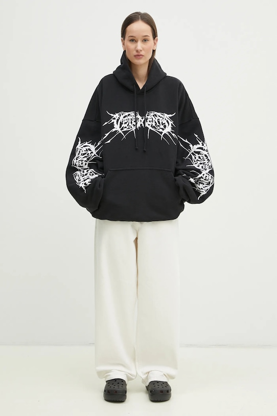 VETEMENTS sweatshirt Death Metal Cropped Boxy UA66HD620BW