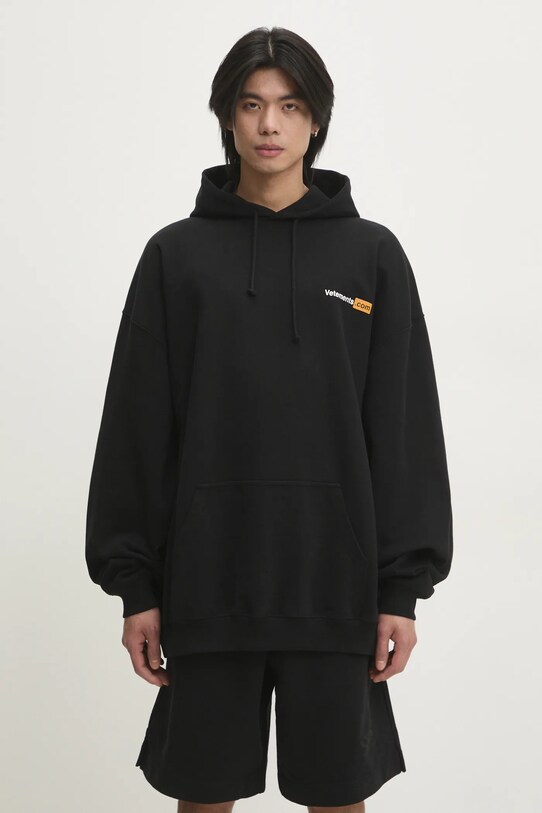 Dukserica VETEMENTS Vetements.Com Oversized UA66HD760B crna