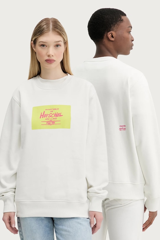 Herschel hanorac de bumbac print bej 50550.05977