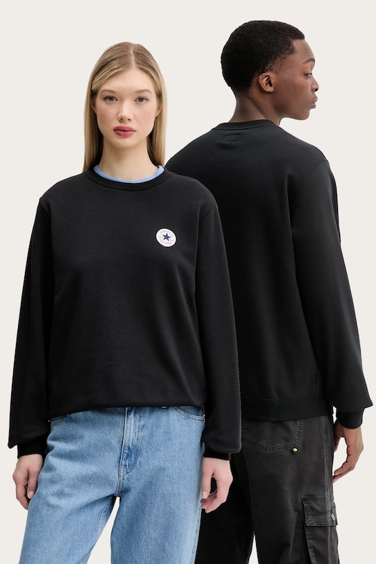 Кофта Converse без капюшона чёрный 10027001.A01