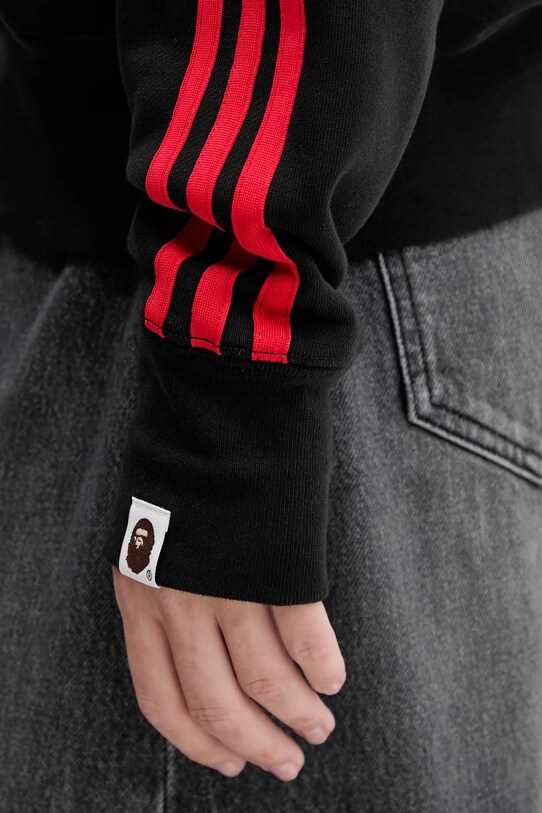 Pamučna dukserica adidas Originals adidas Originals x BAPE Shark FZ H JN7119