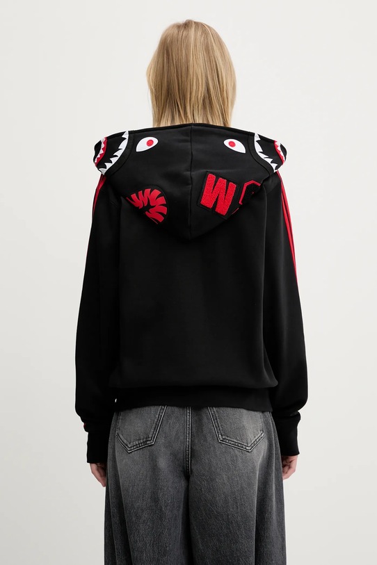 Bavlněná mikina adidas Originals x BAPE SSTR PACK Shark FZ H JN7119