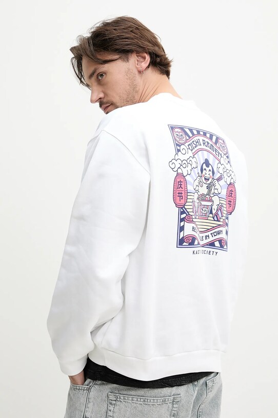 Бавовняна кофта Kaotiko AQ048.01S.M002 білий SS25