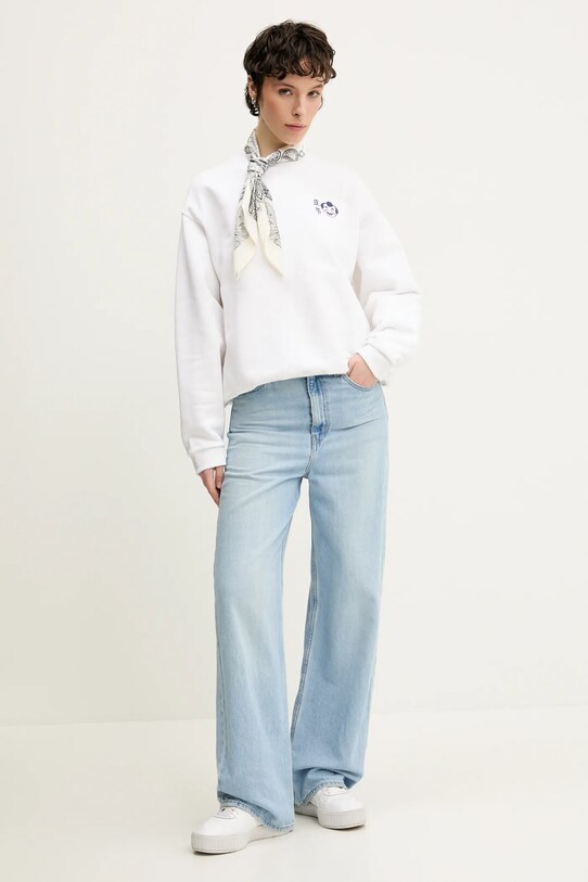 Бавовняна кофта Kaotiko білий AQ048.01S.M002