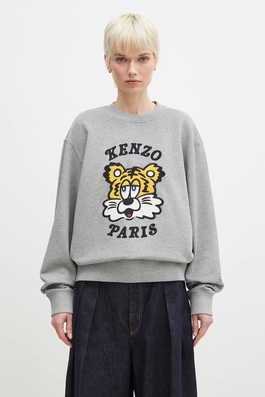 Kenzo bluza bawełniana x Verdy FF58SW2394MF.94 szary SS25
