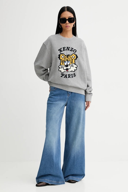 Îmbrăcăminte Kenzo hanorac de bumbac x Verdy FF58SW2394MF.94 gri