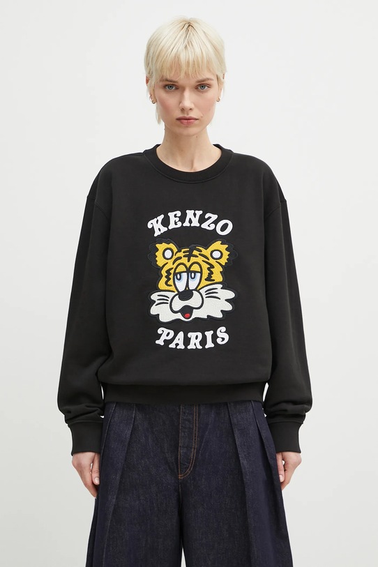 Kenzo bluza bawełniana x Verdy FF58SW2394MF.99J czarny SS25