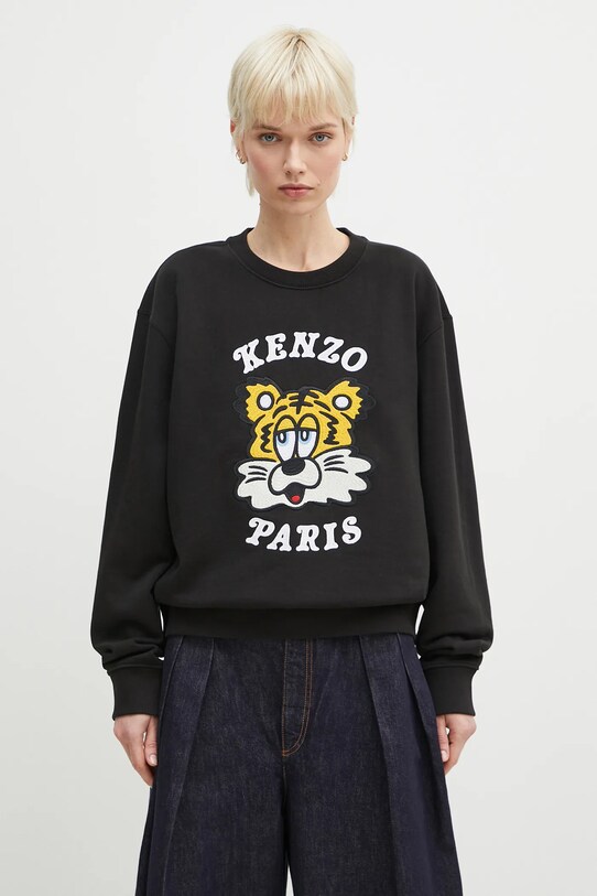 Памучен суичър Kenzo x Verdy FF58SW2394MF.99J черен SS25