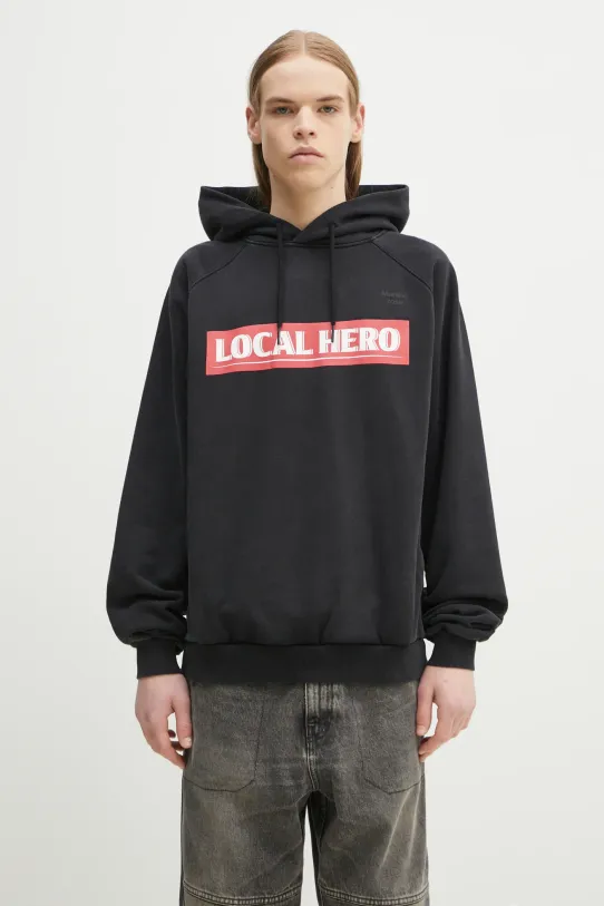 Martine Rose cotton sweatshirt Raglan cotton black 651JS02002M