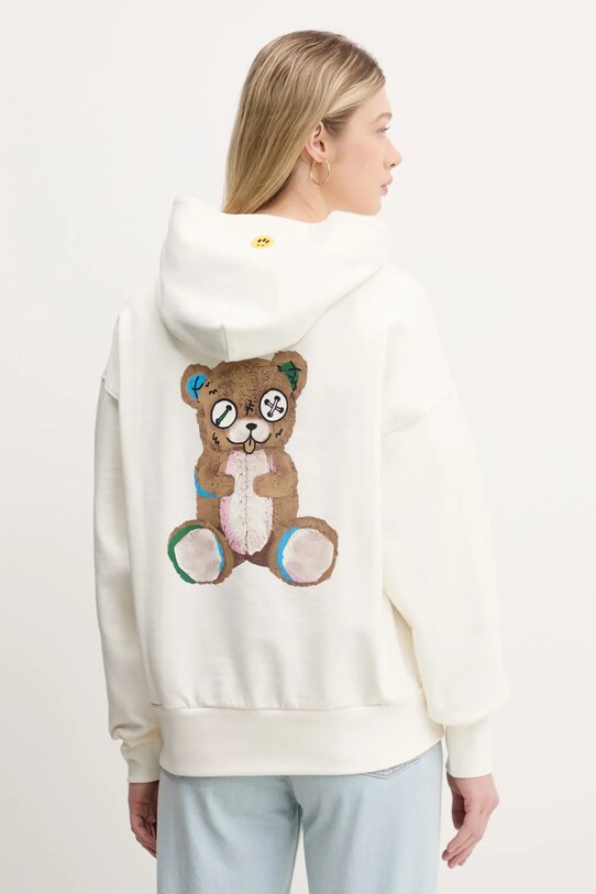 Одяг Бавовняна кофта Barrow S5BWUAHS151 білий