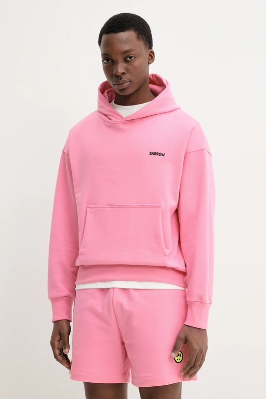 Barrow hanorac de bumbac S5BWUAHS151 roz SS25