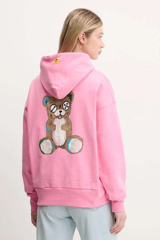 Îmbrăcăminte Barrow hanorac de bumbac S5BWUAHS151 roz