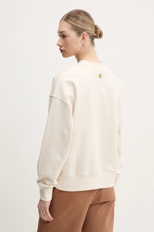 Хлопковая кофта Barrow S5BWUASW155 бежевый