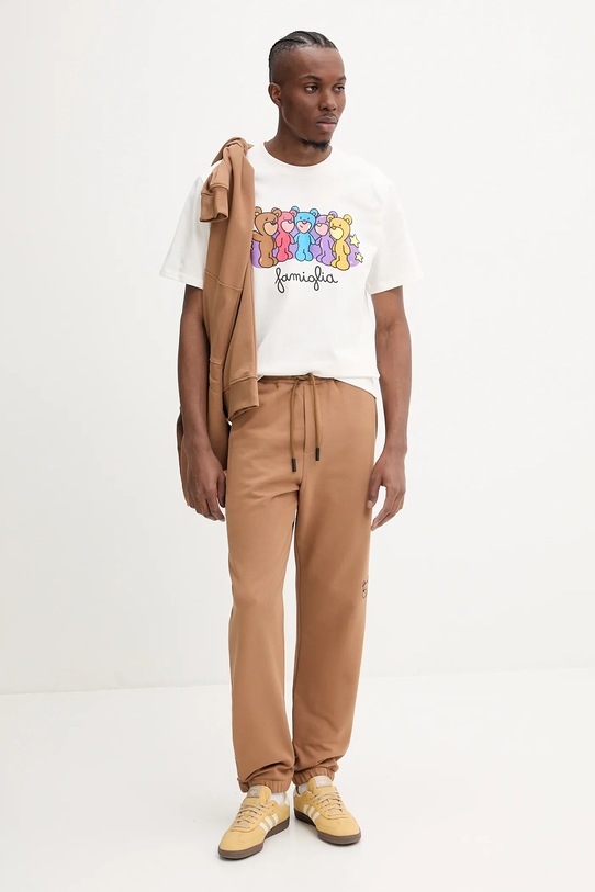 Pamučna dukserica Inbetweeners smeđa S5TWUAHS024