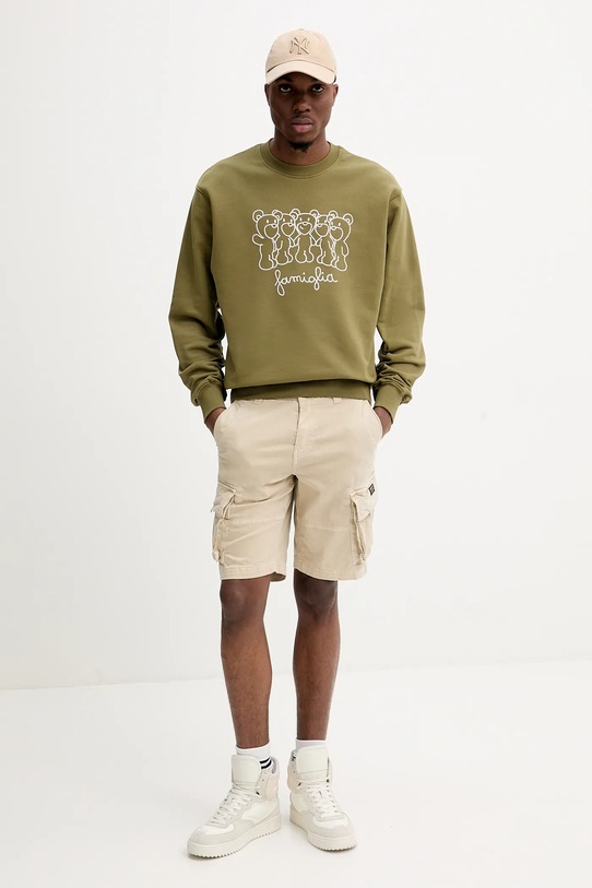 Inbetweeners hanorac de bumbac verde S5TWUASW030