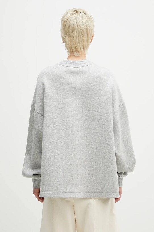 Mikina Fiorucci Neoprene Embroidered Neck Relaxed Fit U02SPSCR188NE01GY01