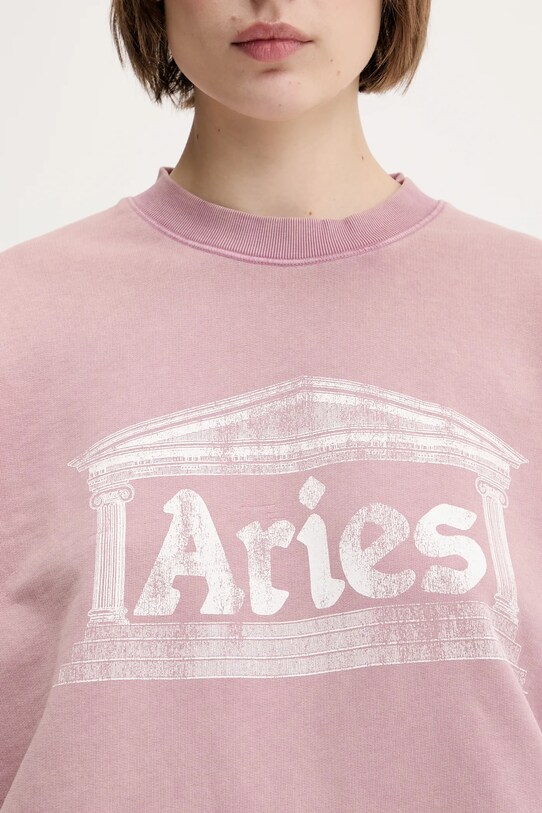 Памучен суичър Aries Aged Ancient Column Sweat AR2003303