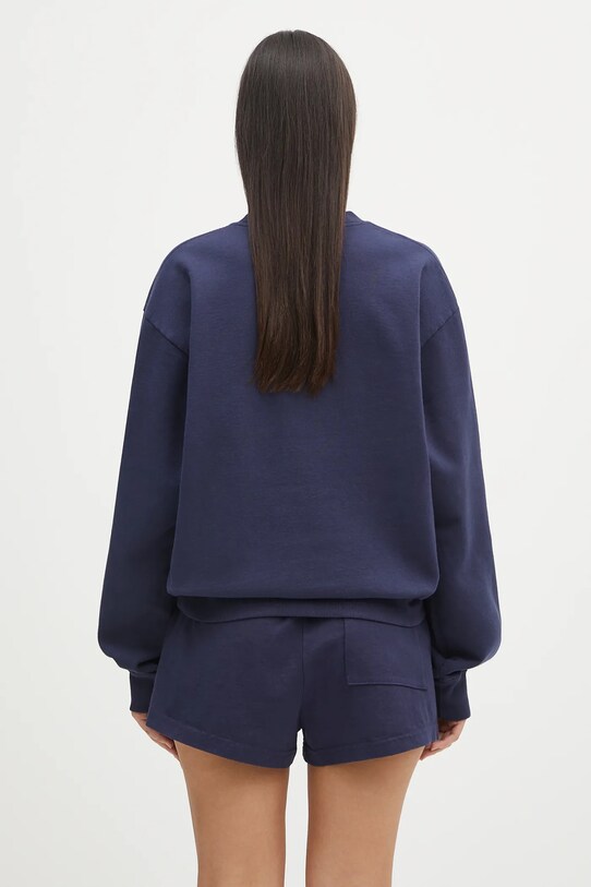 Хлопковая кофта Sporty & Rich New York Ivy Crewneck ST071606304BL106