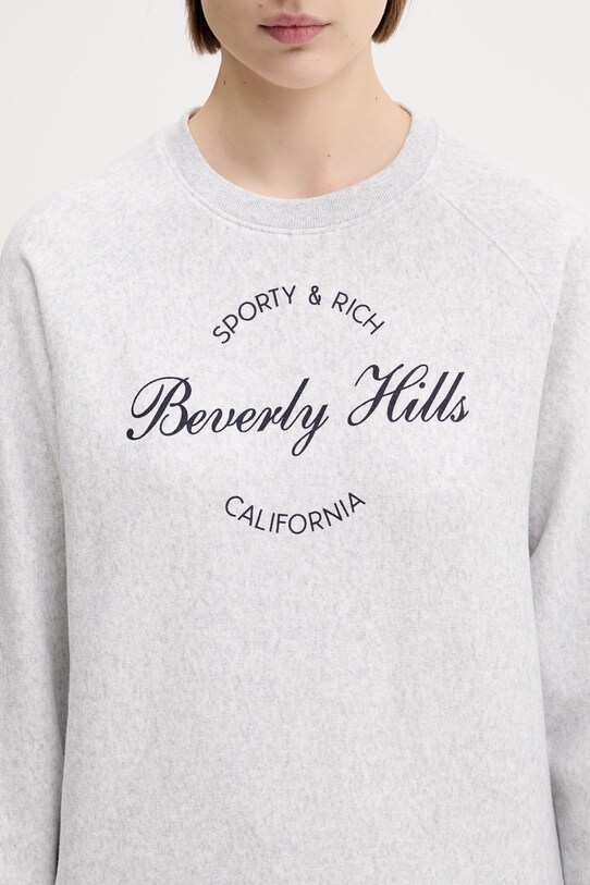 Sporty & Rich bluza Beverly Script Soft ST082626257GY03