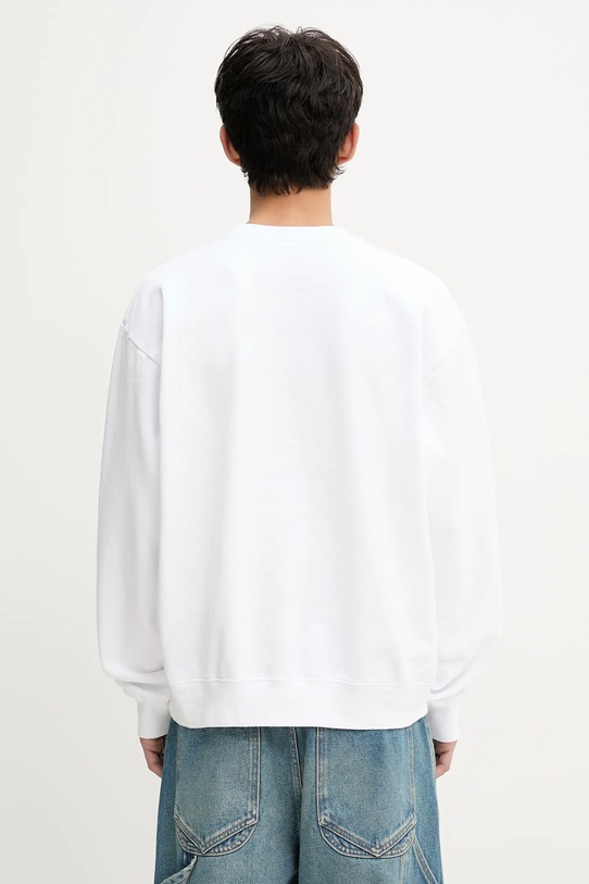 Pamučna dukserica Sporty & Rich Ny 94 ST071622034WH57 bijela