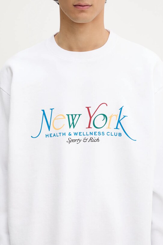 Sporty & Rich bluza bawełniana Ny 94 ST071622034WH57