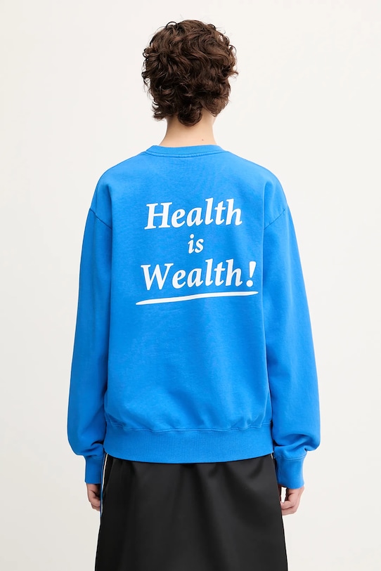 Бавовняна кофта Sporty & Rich Health Is Wealth ST071622300BL67