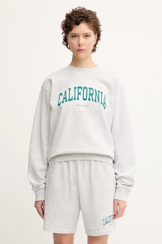 Sporty & Rich sweatshirt California ST071622501GY03 gray SS25