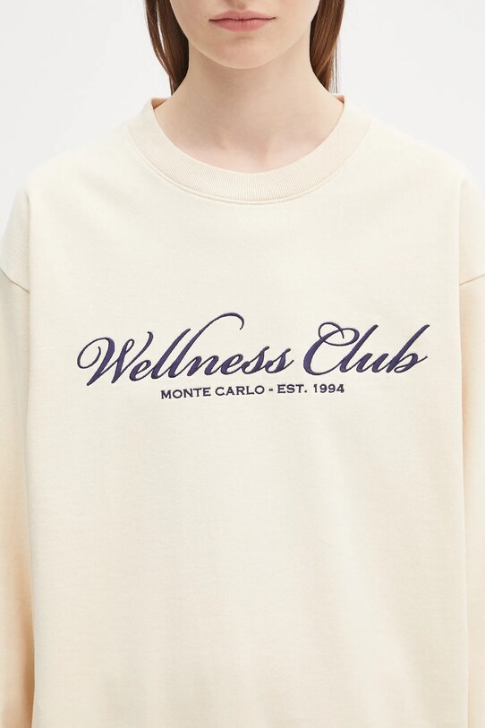 Бавовняна кофта Sporty & Rich Wellness Club Mc Emboirdered ST071620081CR01