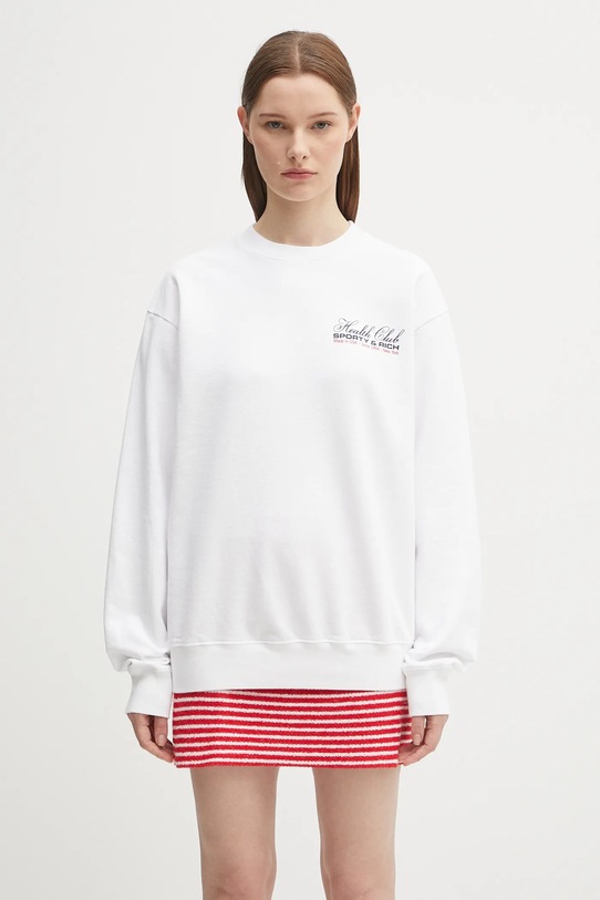 Bavlněná mikina Sporty & Rich Made In Usa ST071602015WH01