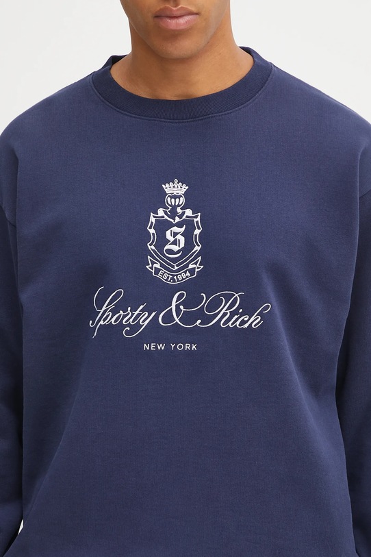 Хлопковая кофта Sporty & Rich Vendome Embroidered ST071602231BL106