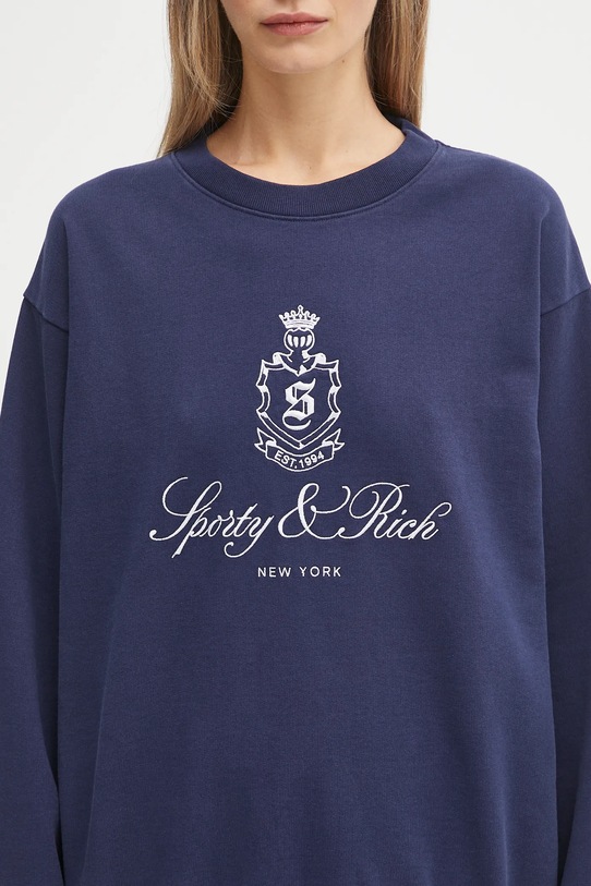 Хлопковая кофта Sporty & Rich Vendome Embroidered ST071602231BL106