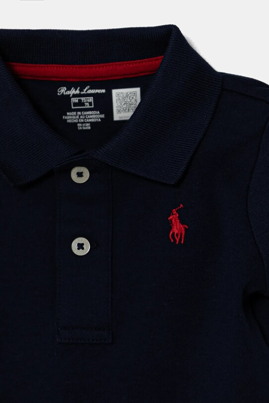 Хлопчик Дитяче бавовняне боді Polo Ralph Lauren 320700386001 темно-синій
