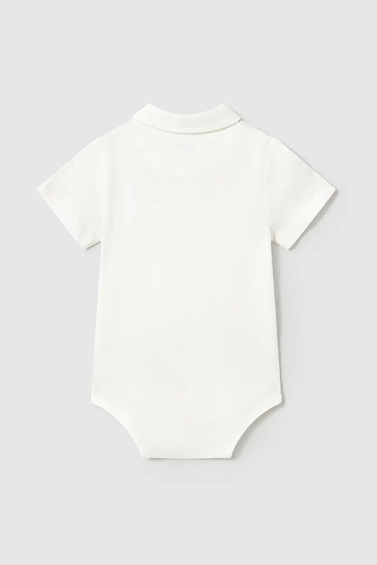 Детское боди из хлопка Mayoral 1744.3C.Baby.PPYA бежевый SS25