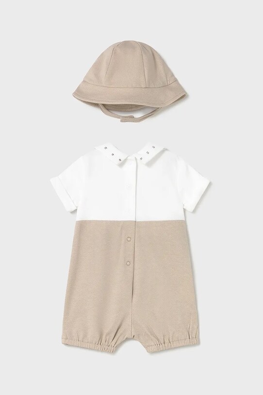 Ромпер для младенцев Mayoral Newborn 1605.1F.Newborn.PPYH бежевый SS25