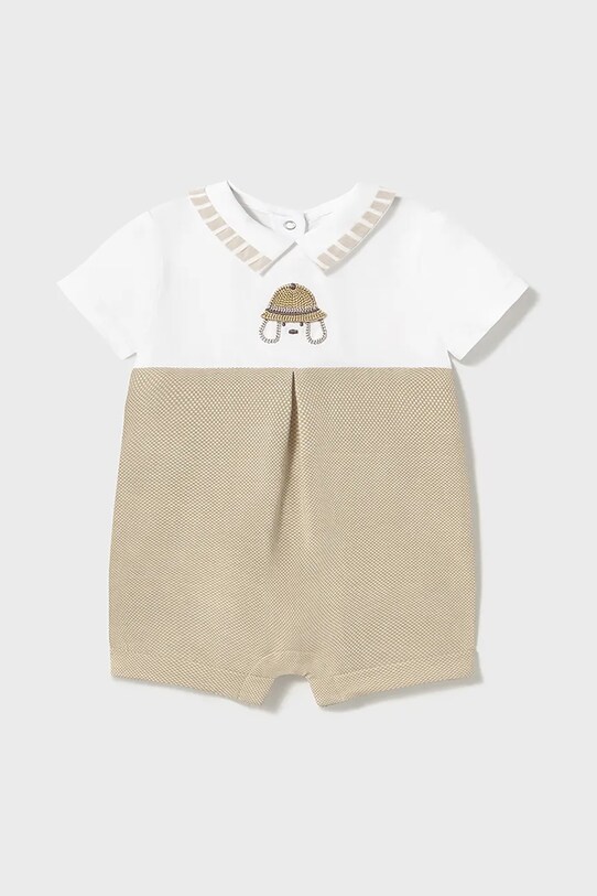 Dětské rampery Mayoral Newborn 2-pack 1705.1B.Newborn.PPYH béžová SS25