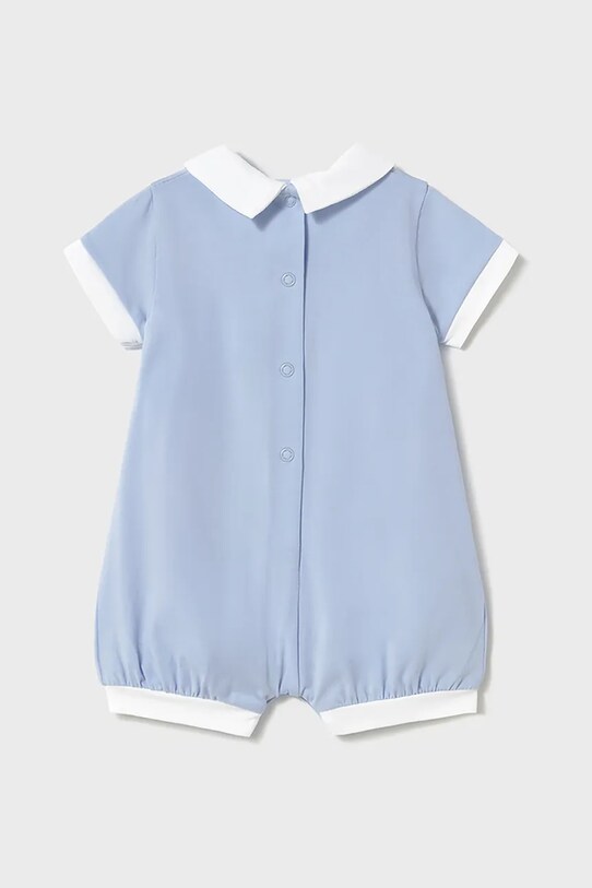 Хлопковый ромпер для младенцев Mayoral Newborn 1708.1F.Newborn.PPYH голубой SS25