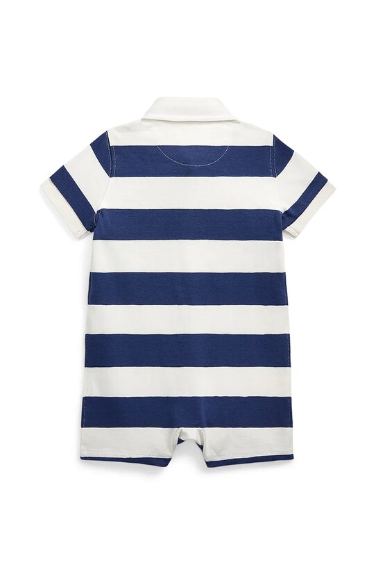 Detské bavlnené dupačky Polo Ralph Lauren 320735012025 tmavomodrá SS25