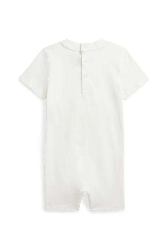 Polo Ralph Lauren rampers bawełniany niemowlęcy 320969347001 beżowy SS25