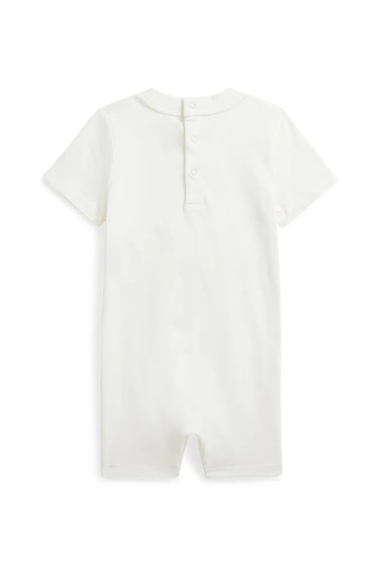 Хлопковый ромпер для младенцев Polo Ralph Lauren 320969347001 бежевый SS25