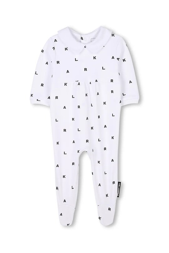 Băieți Karl Lagerfeld set de bumbac pentru bebeluși Z30511. alb