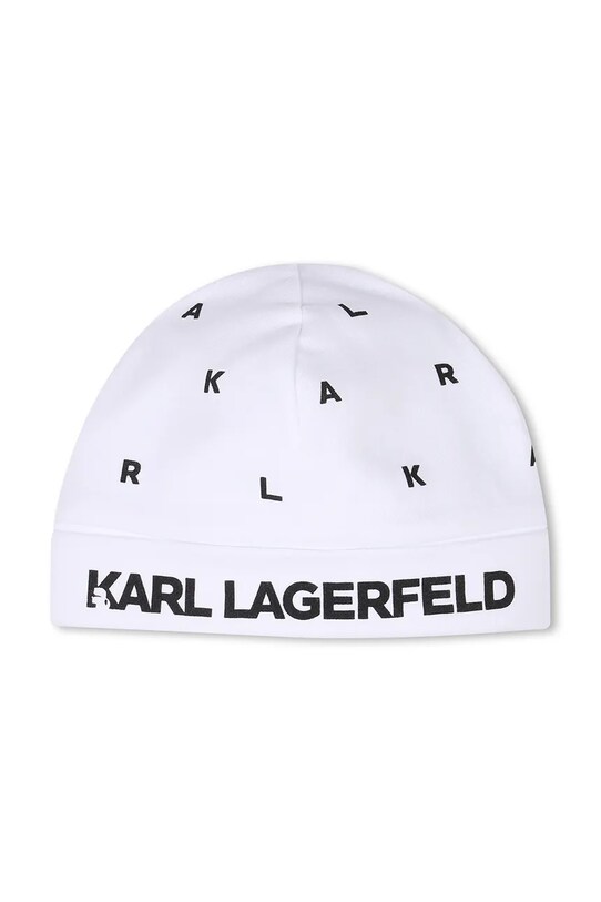 Karl Lagerfeld set de bumbac pentru bebeluși Z30511. alb
