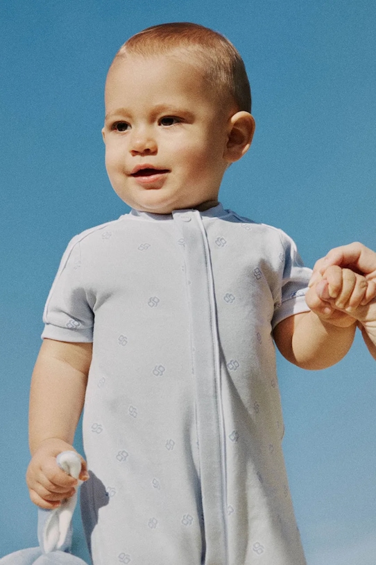 BIMBO BOSS rampers neonato/a J52204 blu