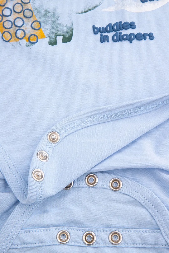 Coccodrillo body niemowlęce niebieski WC5112202SBN