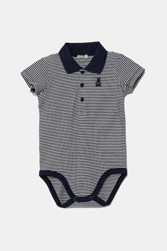 Dětské body United Colors of Benetton námořnická modř 32TDAB00L.W.Seasonal